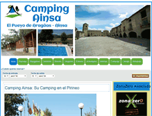 Tablet Screenshot of campingainsa.com